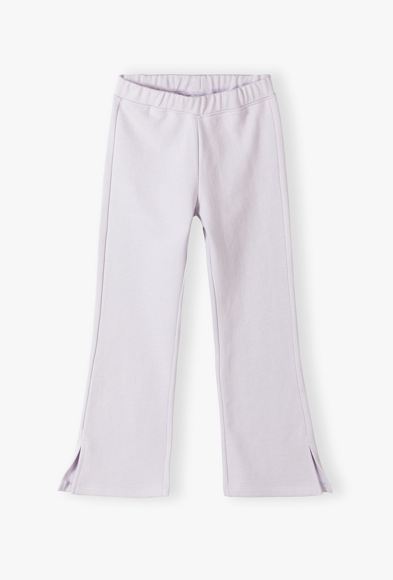 Fioletowe dresowe spodnie - Wide Leg  - Limited Edition