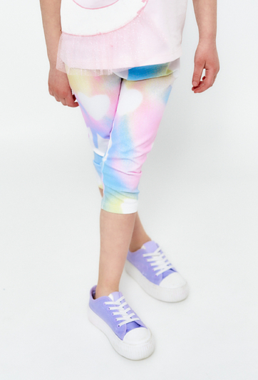 Legginsy w pastelowe wzory