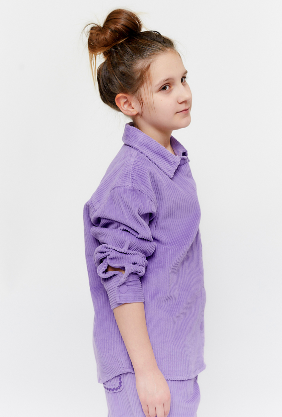 Fioletowa koszula rozpinana dla dziewczynki - 5.10.15.