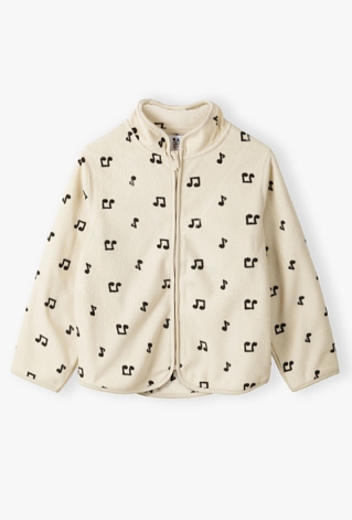 Polarowa bluza rozpinana na stójce