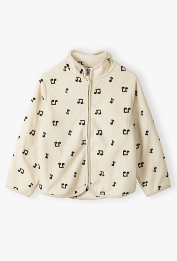 Polarowa bluza rozpinana na stójce