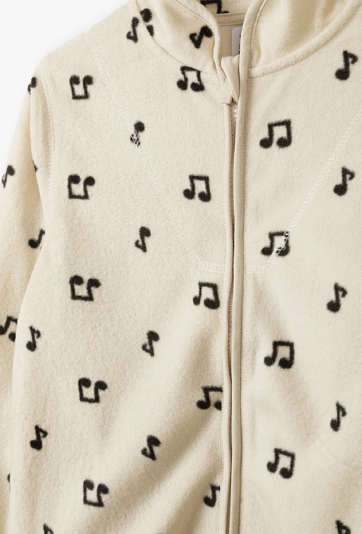 Polarowa bluza rozpinana na stójce