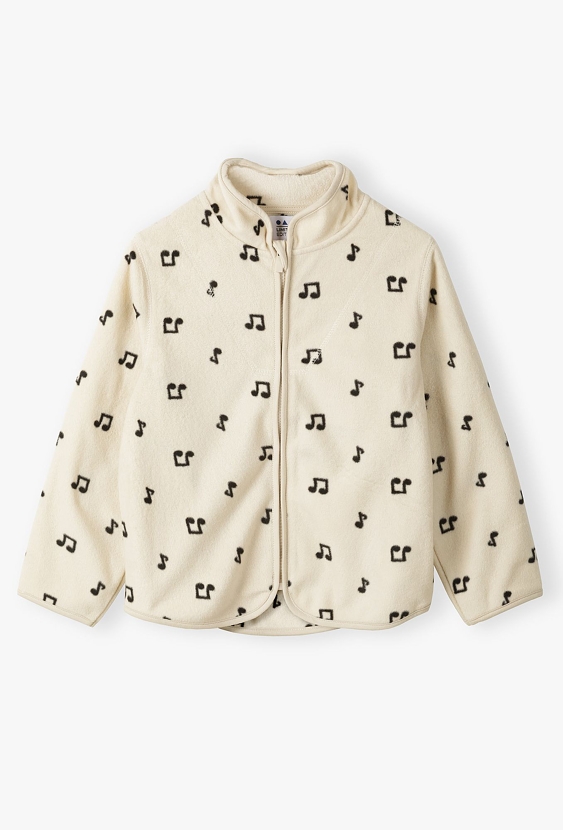 Polarowa bluza rozpinana na stójce