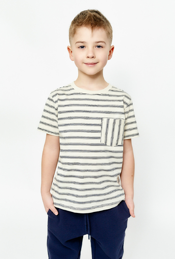 Chłopięcy T-shirt w paski
