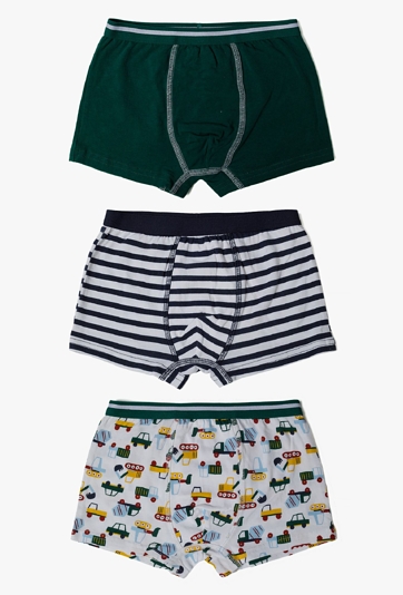Kolorowe bokserki dla chłopca - 3pak - 5.10.15.