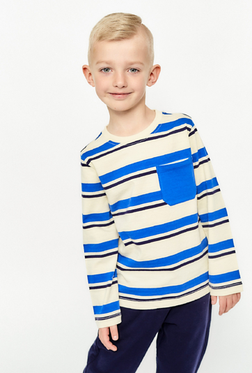 Bawełniana bluzka z długim rękawem