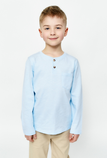 Bawełniana bluzka z długim rękawem