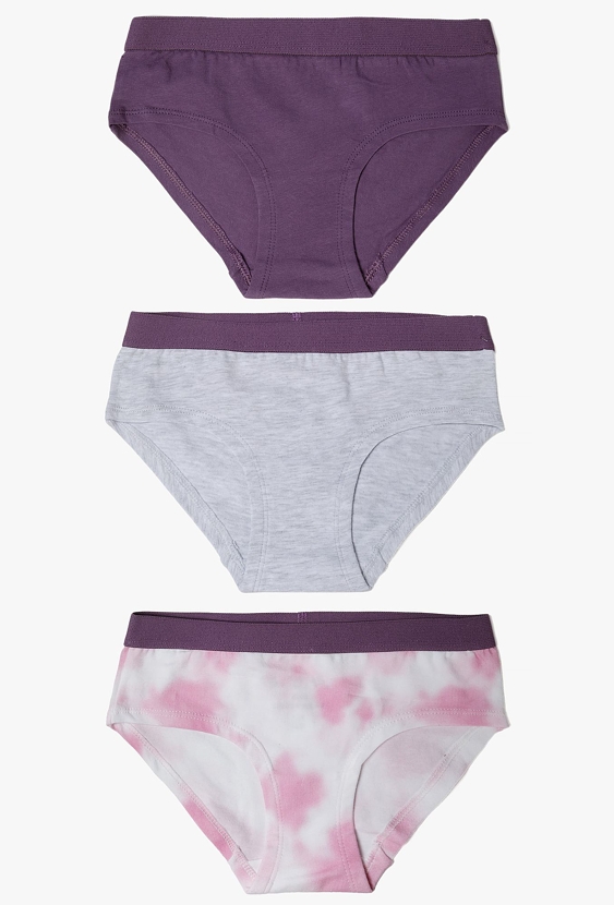 Majtki dziewczęce hipstery - 3pak - 5.10.15.
