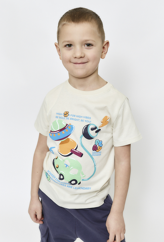 T-shirt chłopięcy z nadrukiem