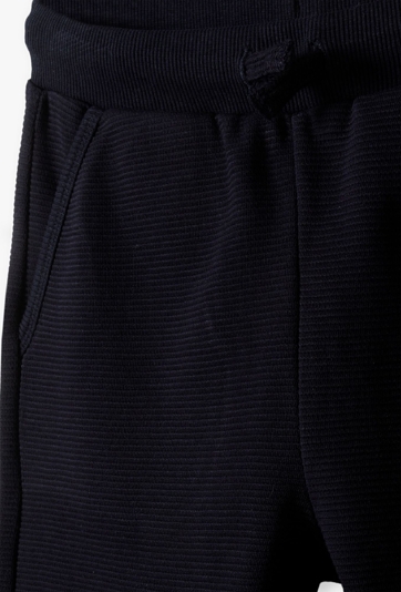 Granatowe spodnie dresowe w prążki - 5.10.15.