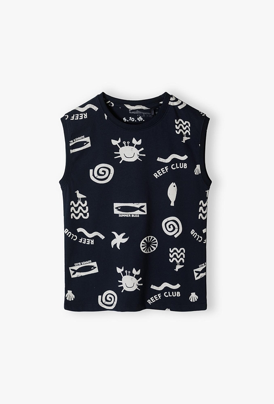 Koszulka bez rękawów chłopięca „Reef Club”