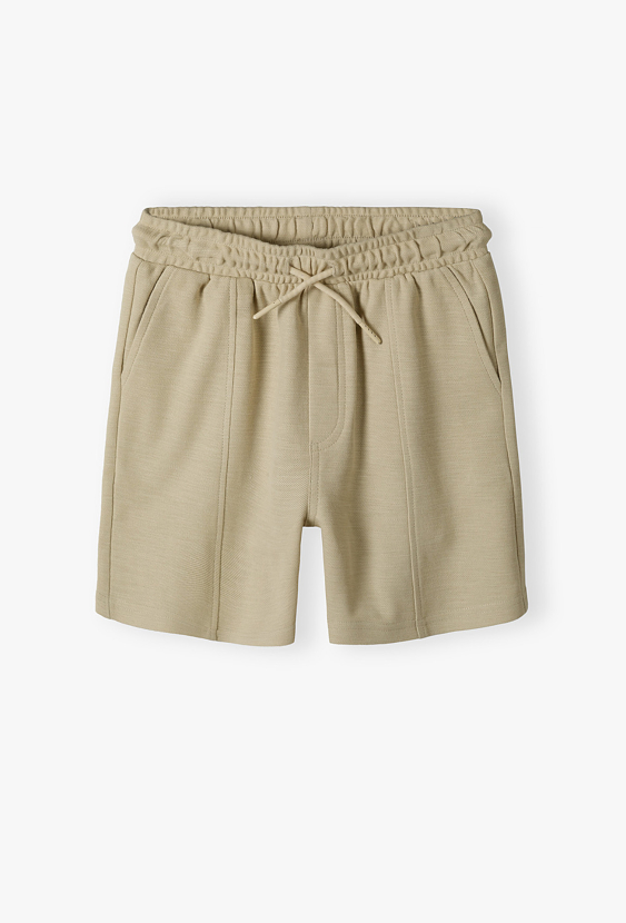 Szorty dla chłopca z przeszyciami i regulacją