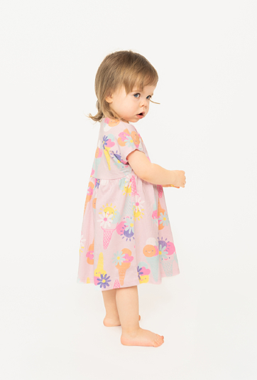 Sukienka niemowlęca z krótkim rękawem