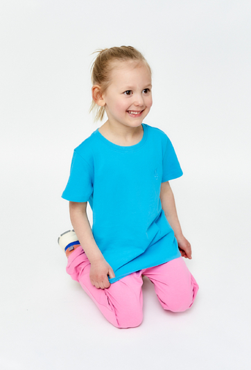 Niebieski t-shirt dziewczęcy - Limited Edition