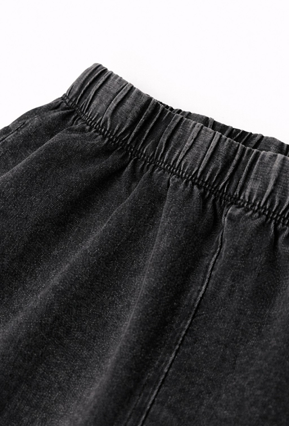 Legginsy flare z efektem sprania