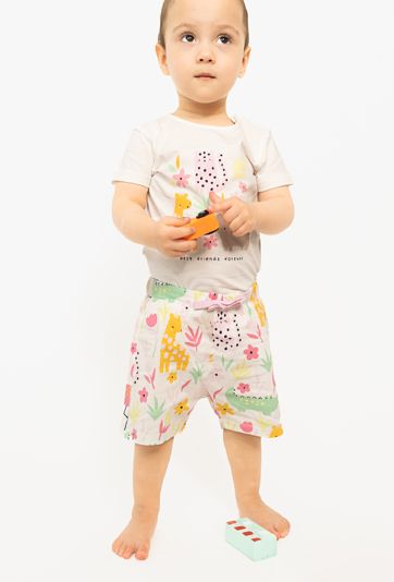 Kolorowe szorty niemowlęce