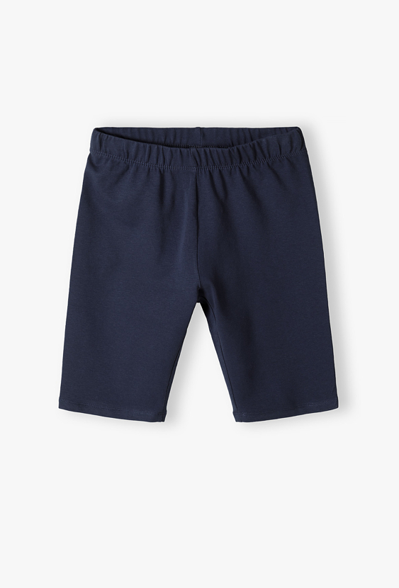 Granatowe legginsy 1/2 dziewczęce