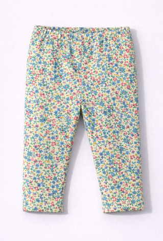 Legginsy niemowlęce w kwiatki – elastyczne i wygodne