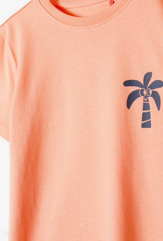 T-shirt chłopięcy z palmą