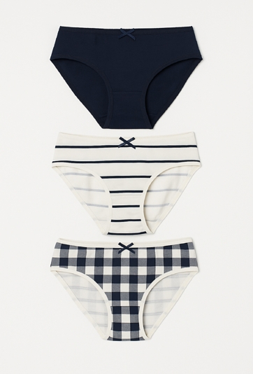 Hipstery dziewczęce 3-pak