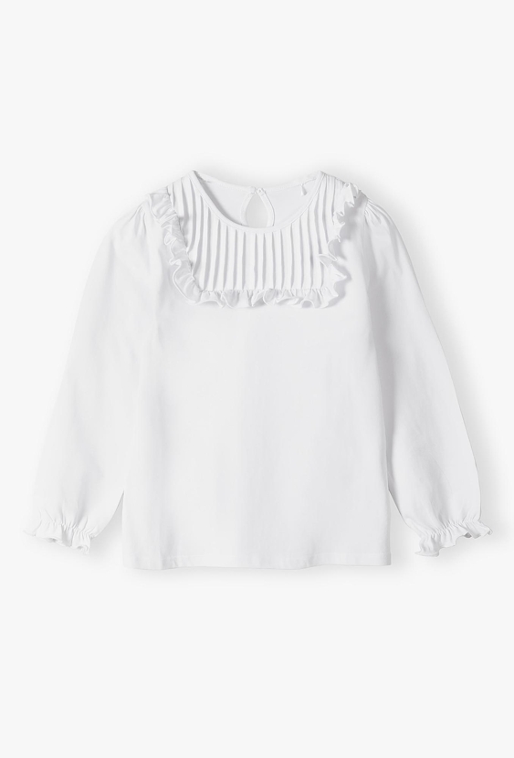 Bluzka wizytowa z długim rękawem dla dużej dziewczynki