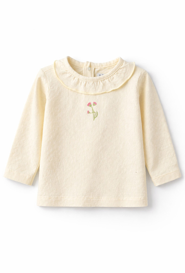 Bluzka z długim rękawem dla niemowlaka dziewczynki | 51015kids