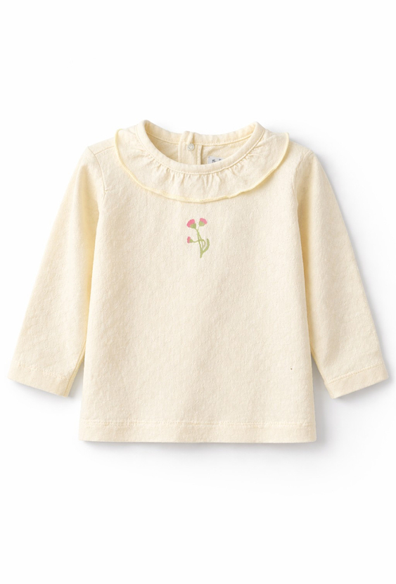 Bluzka z długim rękawem dla niemowlaka dziewczynki | 51015kids