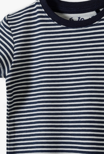 Body z krótkim rękawem - granatowo-białe paski - 5.10.15.