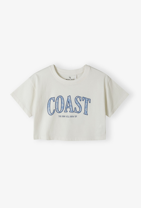 Crop top dziewczęcy „Coast”