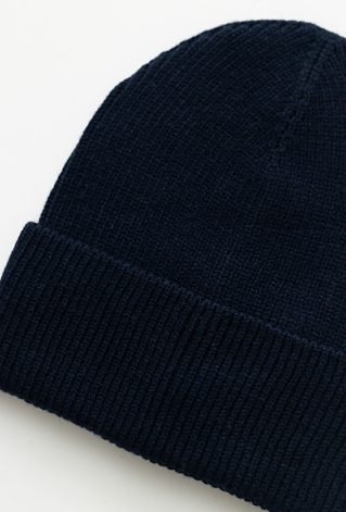 Czarna czapka dziecięca z wiskozą