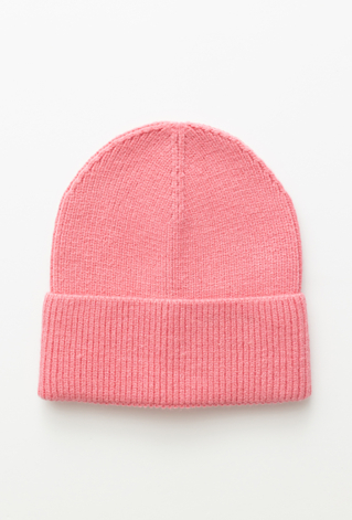 Różowa cienka czapka dziecięca z wiskozą