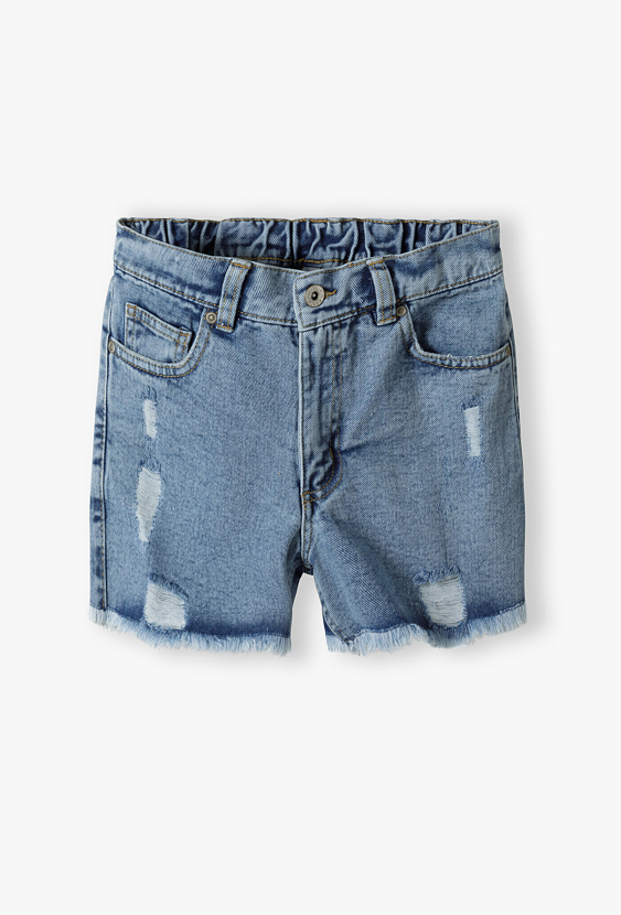 Szorty dziewczęce z przetarciami