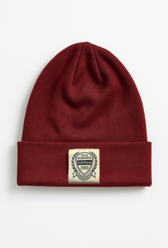 Czapka prążkowana dla dziewczynki