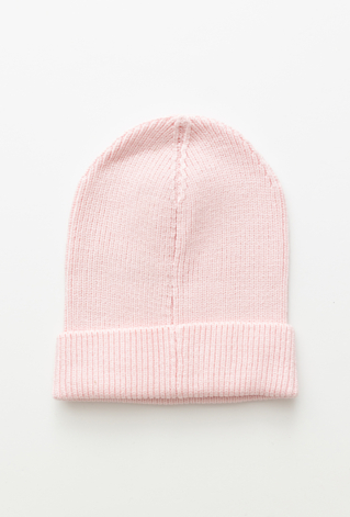 Jasnoróżowa czapka dziecięca z wiskozą