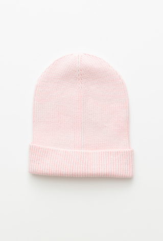 Jasnoróżowa czapka dziecięca z wiskozą