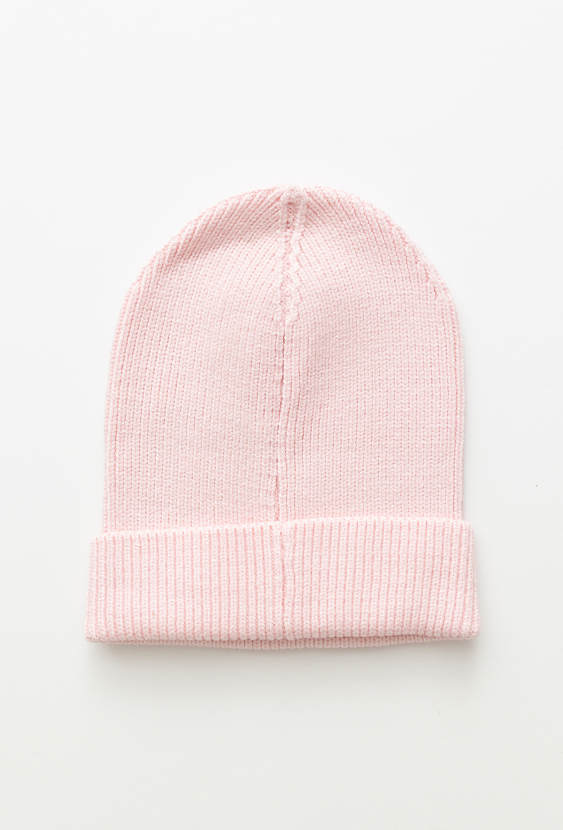 Jasnoróżowa czapka dziecięca z wiskozą