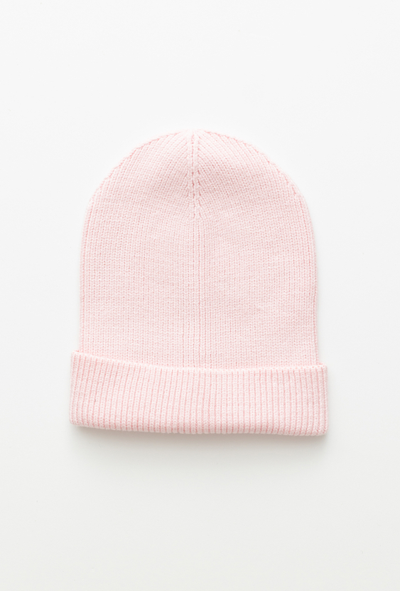 Jasnoróżowa czapka dziecięca z wiskozą