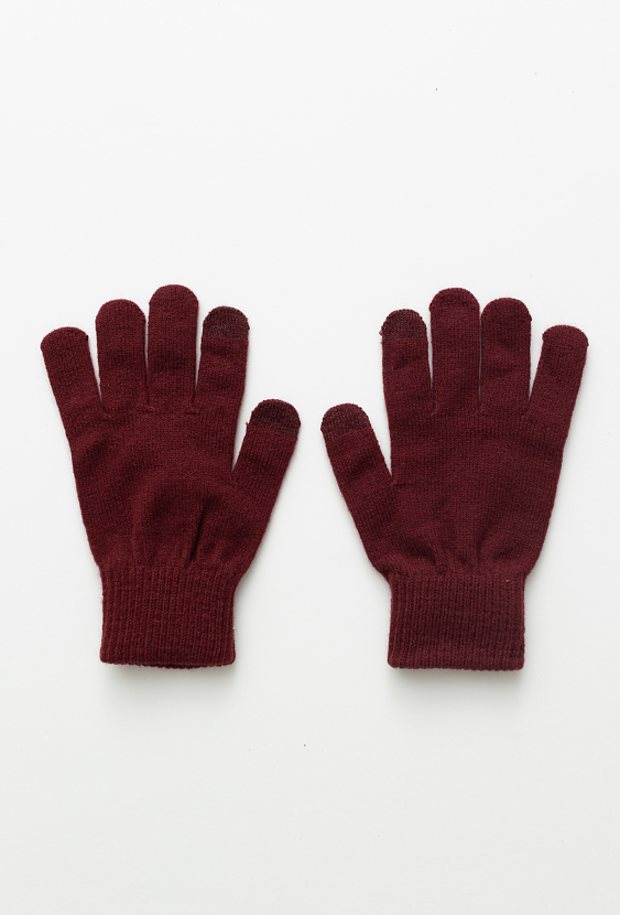 Brązowe rękawiczki dziecięce