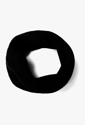 Czarny dzianinowy komin na zimę - 5.10.15.