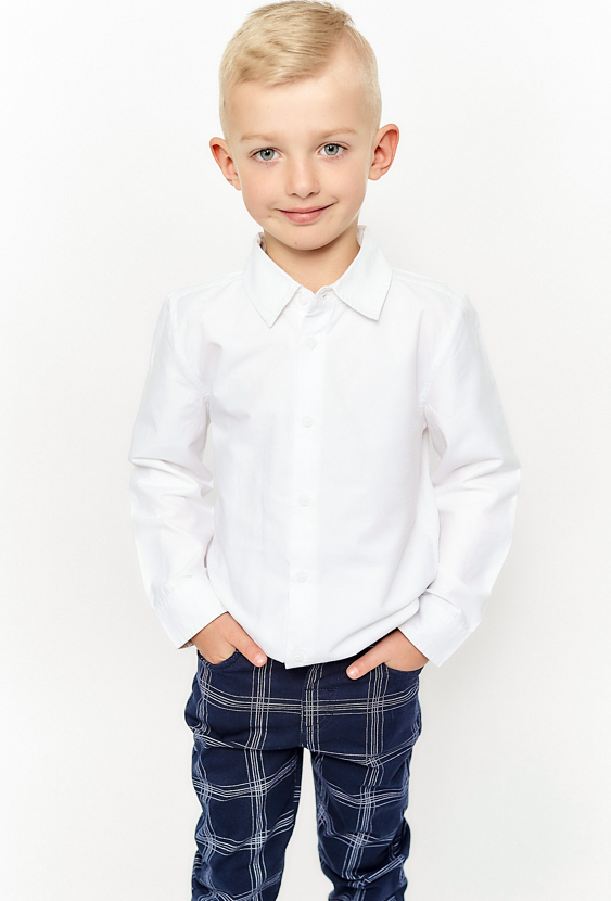 Koszula chłopięca z długim rękawem