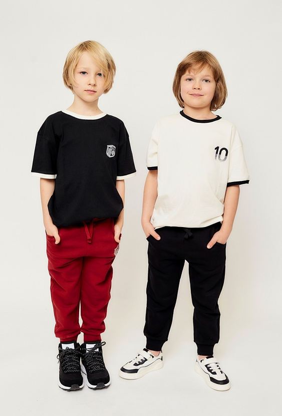 Spodnie dresowe 2pak - czarne i bordowe - limited edition