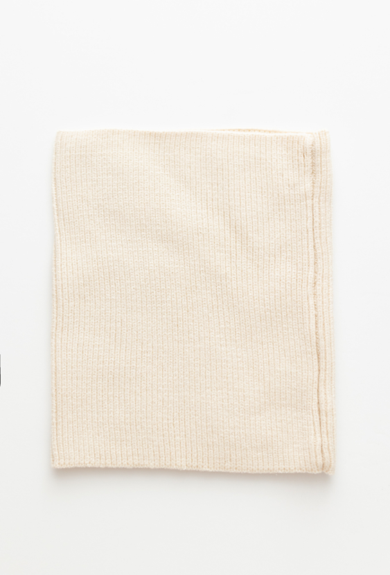 Cienki dziecięcy komin - ecru