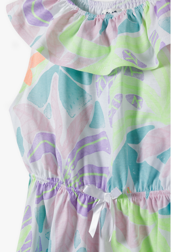 Sukienka dziewczęca bez rękawów