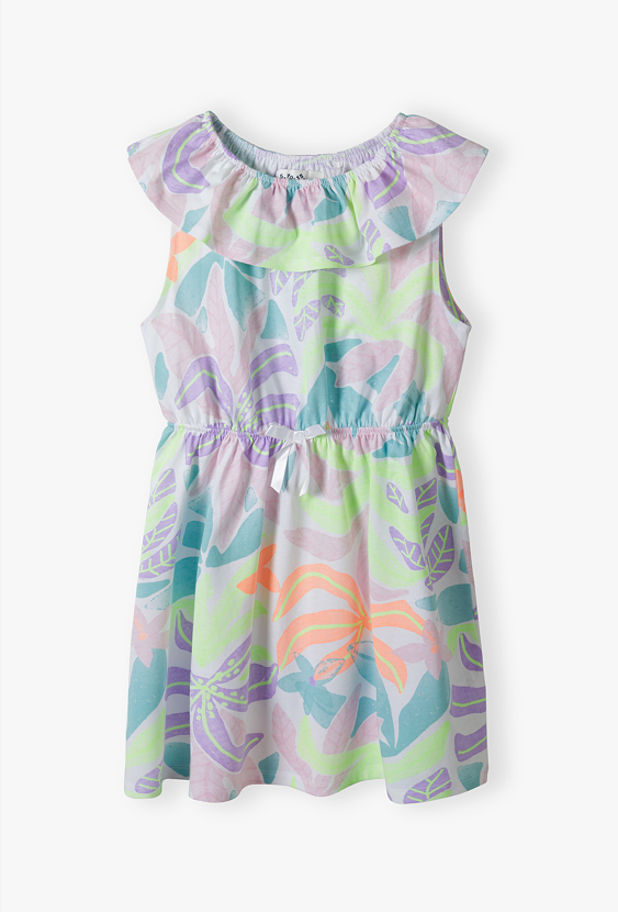 Sukienka dziewczęca bez rękawów