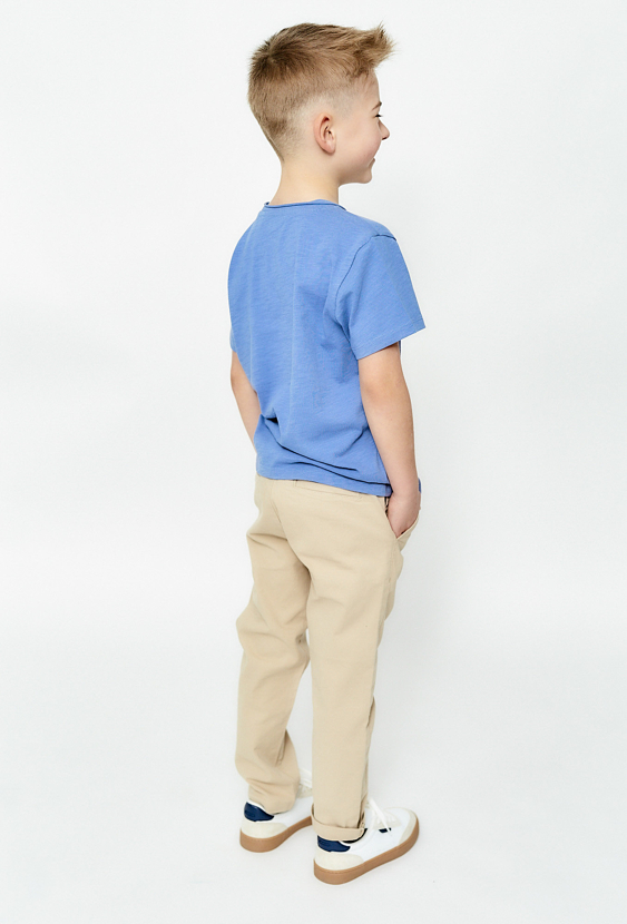 Spodnie chinosy dla chłopca - beżowe