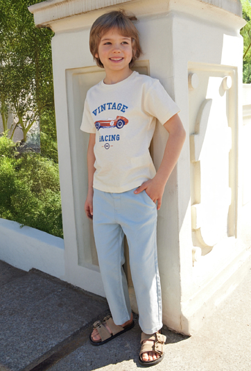 Spodnie chłopięce z prostą nogawką