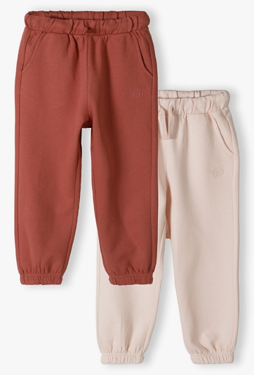 Spodnie dresowe dla dziewczynki - 2pak - Limited Edition