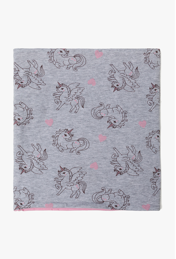 Komin dwustronny dziewczęcy w jednorożce