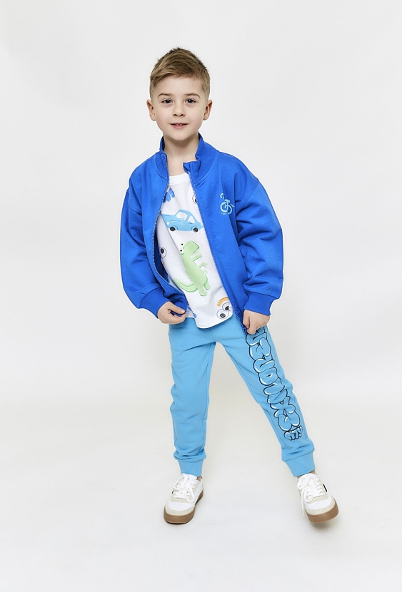 Spodnie dresowe dla chłopca - niebieskie