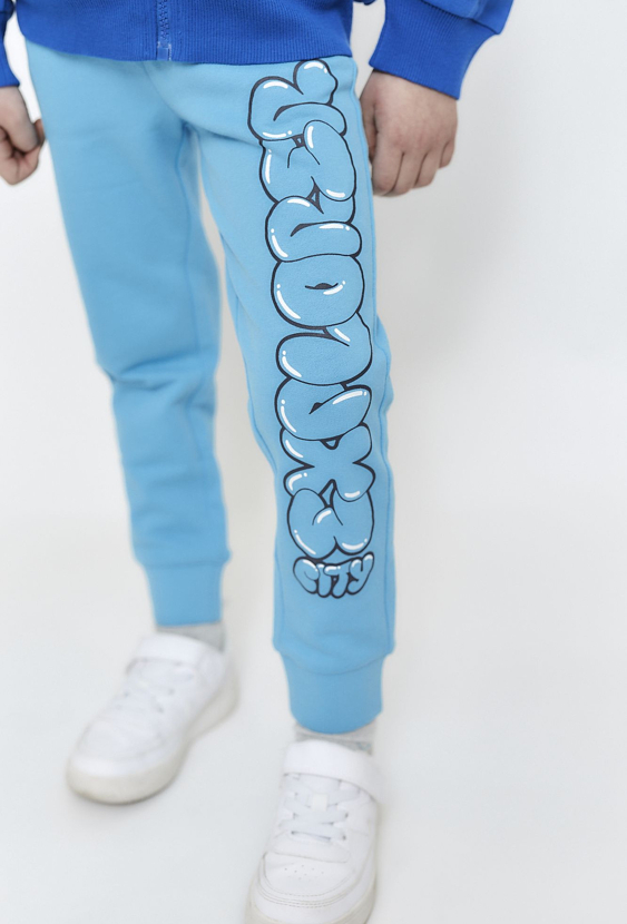 Spodnie dresowe dla chłopca - niebieskie